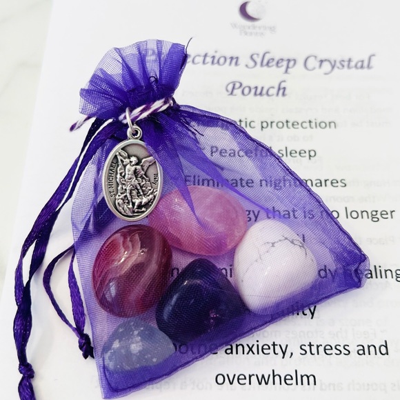Protection and Sleep Crystal Set, Handmade by Wandering Bunny LLC - Picture 2 of 10
